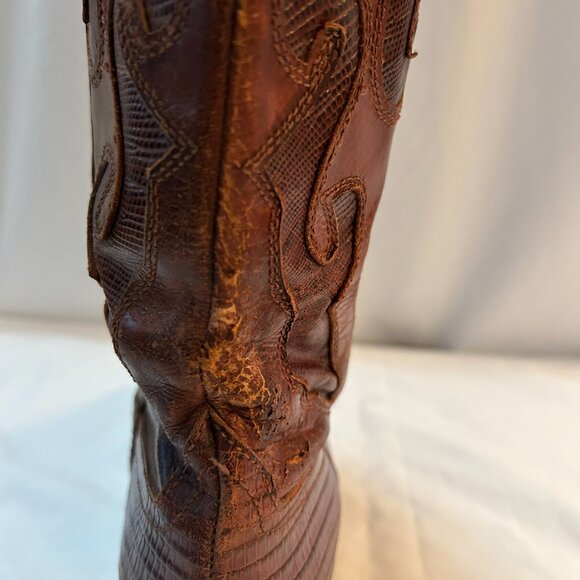 Nine West Romnee Leather Cowboy Boot Womens size 9.5 M - Picture 5 of 10